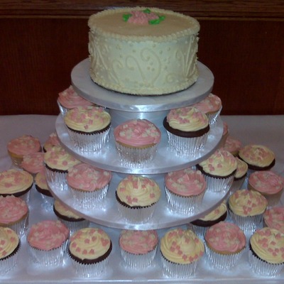 Wedding Brunch Cupcake Tower