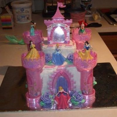 Princess Castle Cake