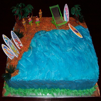 Julia's Hawaian Theme Birtday Cake