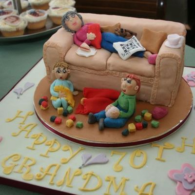 My Mil 70Th Birthday Cake