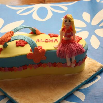 Hawaiian Theme Flipflop