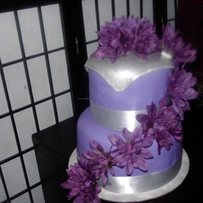 Purple Birthday Cake