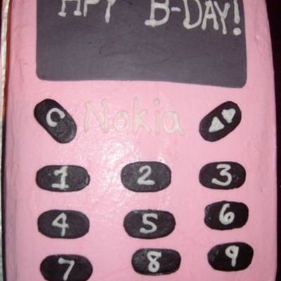 Cell Phone Cake (Simple)