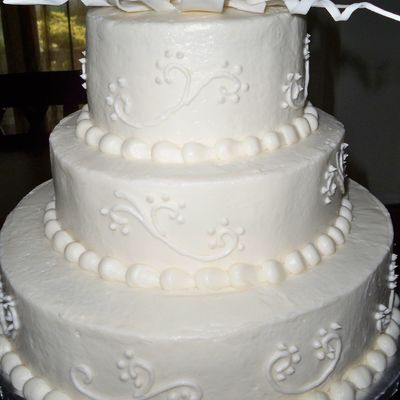 Simple Wedding Cake