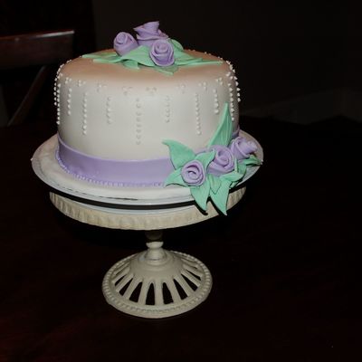 First Fondant Cake - Mmf
