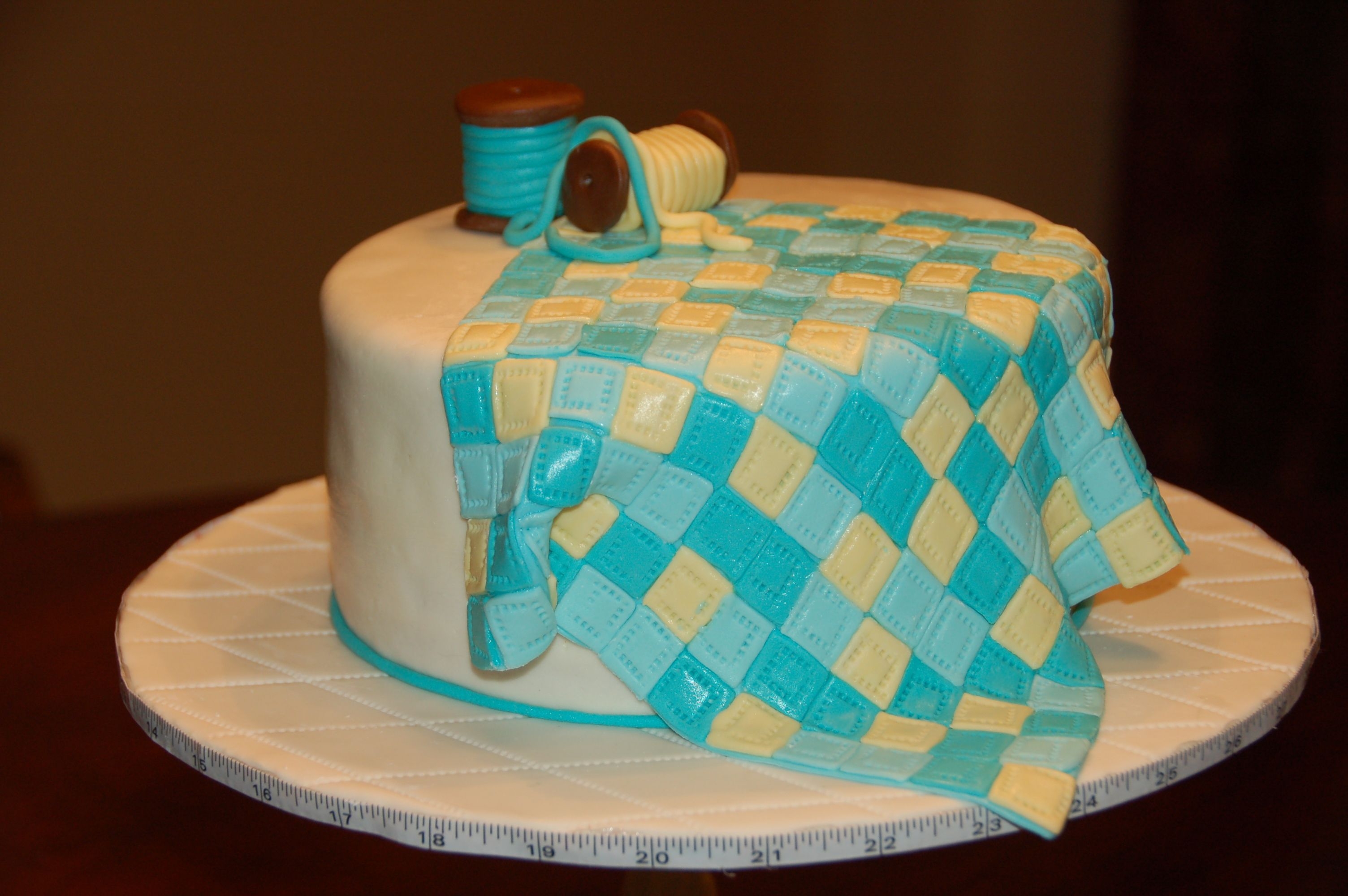 Quilt Birthday Cake