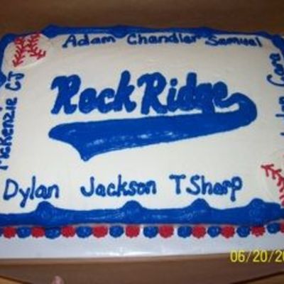 T Ball Cake