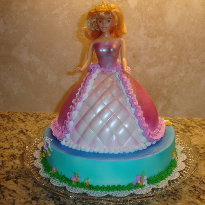 Barbie Doll Cake