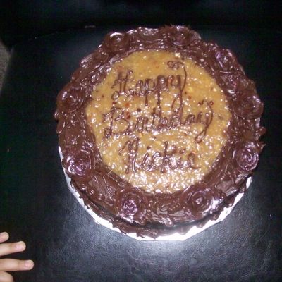 Another View Of The Birthday German Chocolate Cake