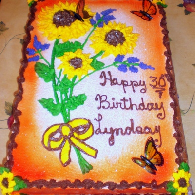 Late Summer Birthday Cake