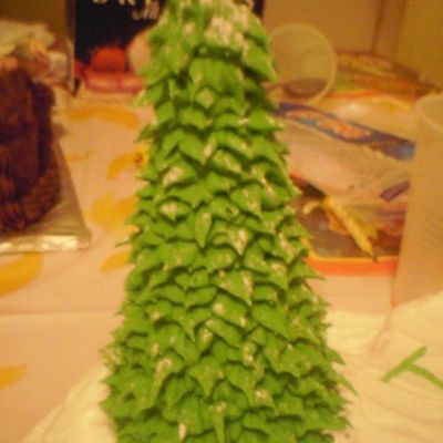 My 1St Christmas Tree -- Royal Icing.