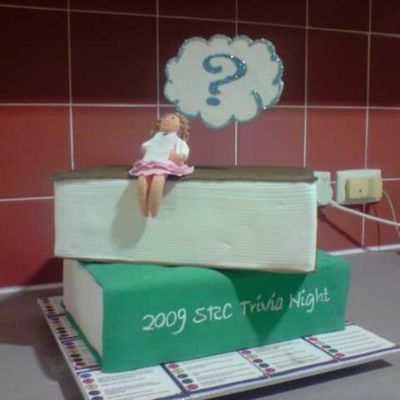 2 Tier Book Cake