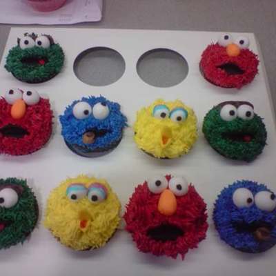 Sesame Street Cupcakes