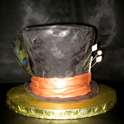 Mad Hatter Hat Cake