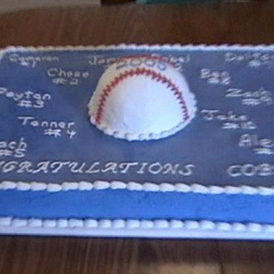 Baseball Cake