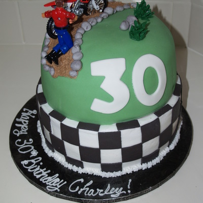 Dirt Bike Cake