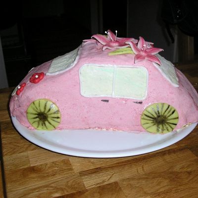 My First Car Cake=D