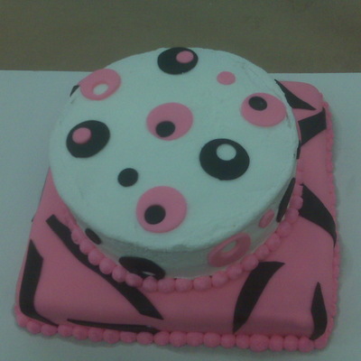 Wilton Class #3 Final Cake