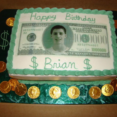 Million Dollar Birthday Cake