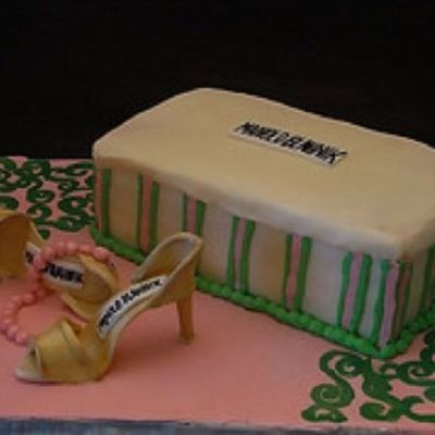 Gum Paste Shoe And Shoe Box