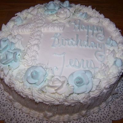 Happy Birthday Jesus Cake