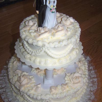 Ivory Wedding Cake