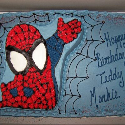 Spiderman Birthday Cake