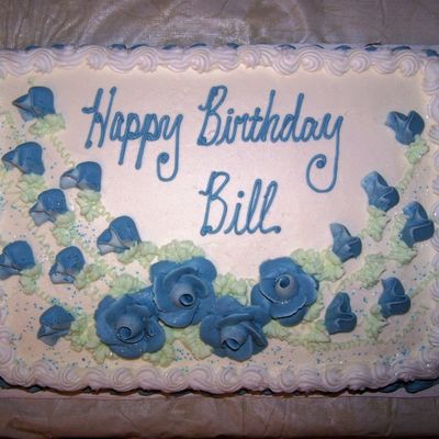 Plain Birthday Cake