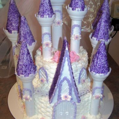 Princess Castle Birthday Cake