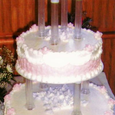 Basket Weave Wedding Cake