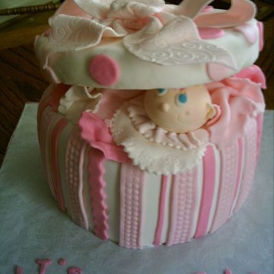 Surprise Its A Girl! Baby Shower Cake
