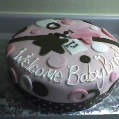 Pink/brown Polka Dots