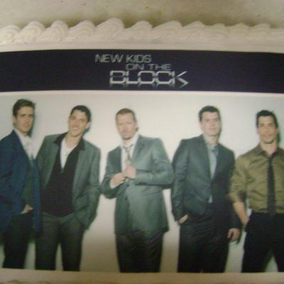 New Kids On The Block Brithday Cake