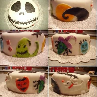 Nightmare Before Christmas Cake