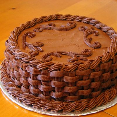 Chocolate Basketweave