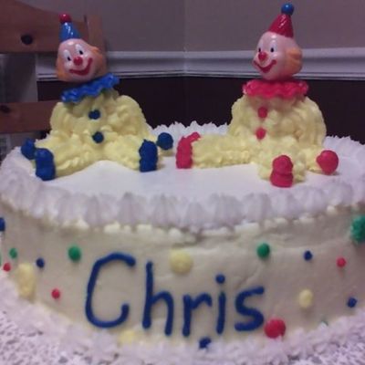 Clown Birthday Cake