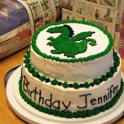 Dragon Birthday Cake