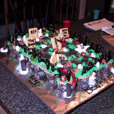 Graveyard Cake