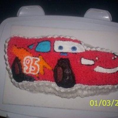 Lightning Mcqueen Cars Cake