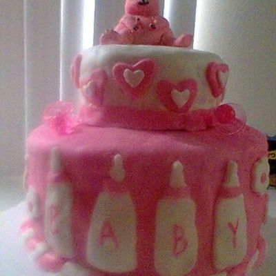 Baby Shower Bottle Cake
