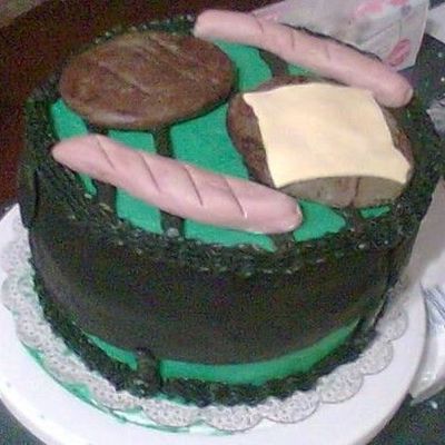 Bbq Grill Birthday Cake