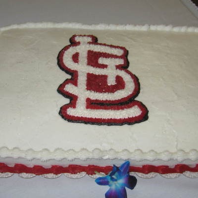 Bride's Cake... Big Cardinals Fan