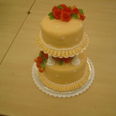 Wilton Course 3 Final Cake