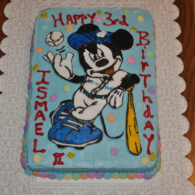 Mickeymouse Baseball Player