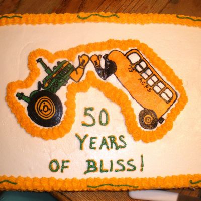 50Th Anniversary Cake