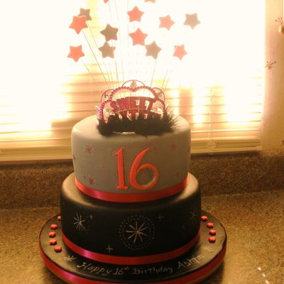 Sweet 16Th Birthday Cake