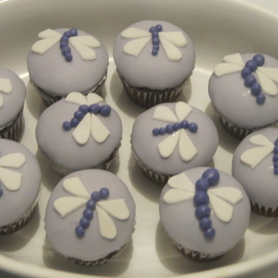 Dragon Fly Mini Cupcakes