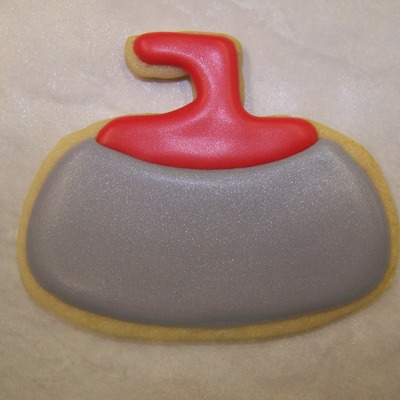 Curling Rock Cookie
