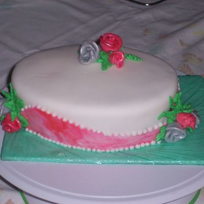 First Fondant Covered Cake