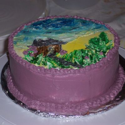 Buttercream Painting